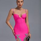 Strappy Diamonds Bandage Mini Dress