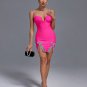 Strappy Diamonds Bandage Mini Dress
