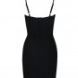 Strappy Diamonds Bandage Mini Dress