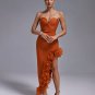 Strapless Feather Trim Bandage Long Dress