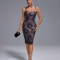 Sexy Lace Strappy Midi Bandage Dress