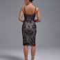 Sexy Lace Strappy Midi Bandage Dress