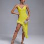 Strappy Puffy Chiffon Trim Midi Bandage Dress