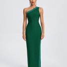 Elegant One Shoulder Maxi Bandage Dress