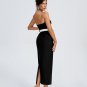 Strapless Bow-Detail Bandage Long Dress