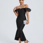 Off Shoulder Fishtail Bandage Dress