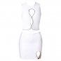 Round Neck Sleeveless Cut Out Bandage Set P