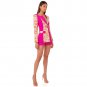 V Neck Long Sleeve Splicing Bodycon Suit