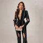 Cut-out Diamonds Decorated Suit