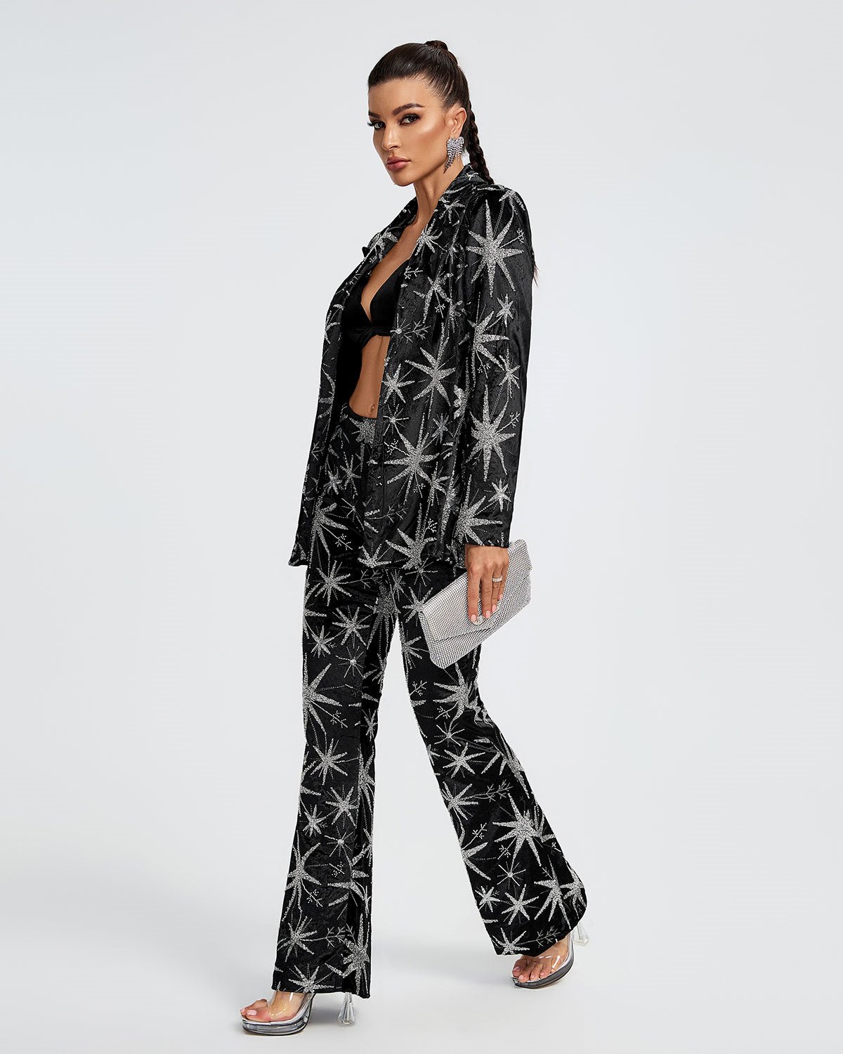 Velvet Stella Star Blazer 3 Piece Set