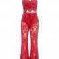 Strappy Sleeveless Lace Bodycon Set
