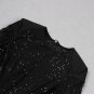 Round Neck Long Sleeve Sequins Bandage Jumpsuit