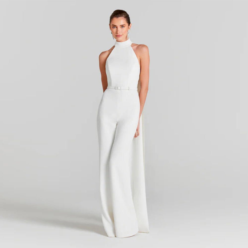 Halter Sleeveless Backless Bodycon Jumpsuit