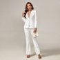 Metal Ring and Mid-High Waist Flared Suit