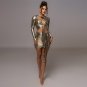 Long Sleeve Cut Out Mini Set
