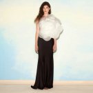 One Shoulder Sleeveless Exaggerated Flower Midi Set