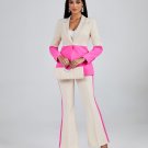 Barbie Contrast Color Suit Set