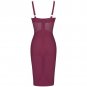 Strappy Sleeveless Mesh Mini Bandage Dress