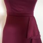 Strapless Sleeveless Frill Maxi Bodycon Dress