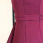 Strapless Sleeveless Frill Maxi Bodycon Dress