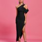 One Shoulder Bandage Maxi Dress