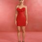 Red Flower Mini Bandage Dress