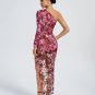 Tokyo Floral One Shoulder Sequins Dress