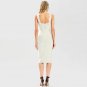 Strappy Sleeveless Striped Midi Bandage Dress