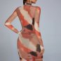 High Neck Long Sleeve Distinctive Mini Dress
