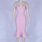 Fishtail Strapless Cocktail Bandage Dress