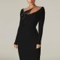 Long Sleeve Sequined Midi Bandage Dress