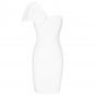 One Shoulder Sleeveless Frill Mini Bandage Dress