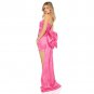 Strapless Bowknot Draping Corset Dress