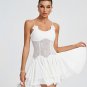 Dove Flower Detail Corset Mini Dress