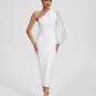 One Shoulder Bishop Sleeve Bandage Dress