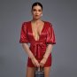V Neck Studded Sleeve Mini Gravity Bodycon Dress