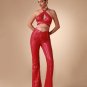 Halter Sequin Hollow out Two Piece Set