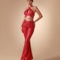 Halter Sequin Hollow out Two Piece Set