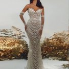 Strapless Sleeveless Sequins Bodycon Dress