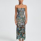 Tokyo Dahlia Floral Sequins Maxi Dress
