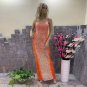 Strappy Sleeveless Sequins Maxi Bodycon Dress