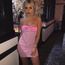 Strapless Sleeveless Mini Bodycon Dress