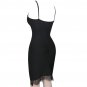 Strappy Sleeveless Lace Mini Bandage Dress