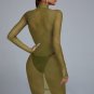 High Neck Long Sleeve Distinctive Mini Dress