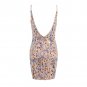 Strappy Sleeveless Sequined Mini Bodycon Dress