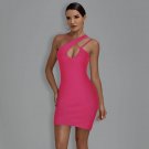Strappy Sleeveless Plain Mini Bandage Dress