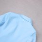 V Neck Diamente Embellished Mini Bodycon Dress