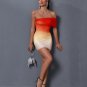 Strapless Gradient Mini Bodycon Dress