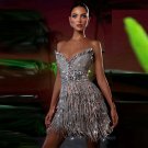 Strapless Sleeveless Sequins Mini Bodycon Dress