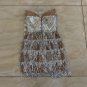 Strapless Sleeveless Sequins Mini Bodycon Dress